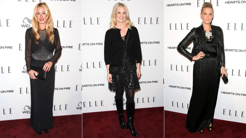 Illustration for article titled Flirty Frocks and Hideous Hose at the Elle Women in Television Celebration
